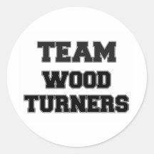 Team Wood Turners Stickers