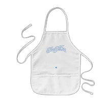 TeamMom Blue Logo Aprons