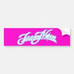 TeamMom Blue Logo Bumper Stickers