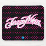 TeamMom Pink Logo with Pink Dots #1 Mouse Pad