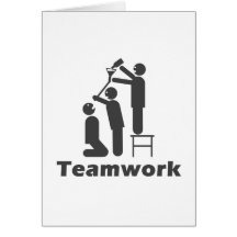 Teamwork - Motivational Merchandise Greeting Card