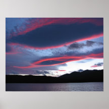 TeAnau Sunset Print