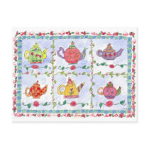 Teapot Flower Sampler