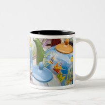 Teapots on sale in Leipzig, Germany Coffee Mugs