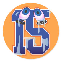 Tear-bo Round Stickers