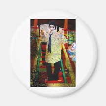 TEARS OF A CLOWN.jpg Refrigerator Magnets