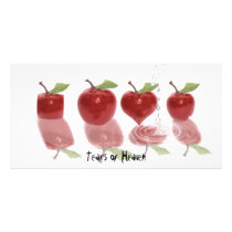 tears of  heaven photo card template
