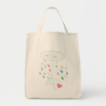 Tears of Joy Grocery Tote Tote Bag