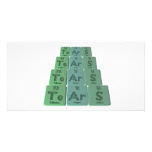 Tears-Te-Ar-S-Tellurium-Argon-Sulphur.png Personalized Photo Card