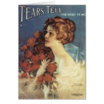 Tears Tell The Story To Me Songbook Cover Greeting Cards
