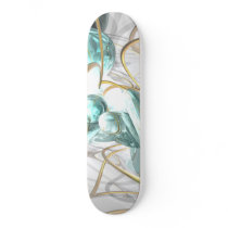 Teary Dreams Abstract Skateboard
