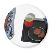 TeaTime041209shadow Fridge Magnets