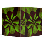 Tech Abstract Fractal Binder