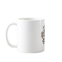 Tech noir pulp steampunk dame mug
