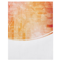 tech style flyer