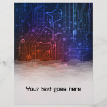 tech style flyer