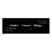 tech style mini business cards