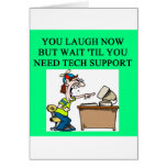 tech support greeting cards