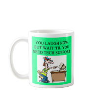tech support, tech support coffee mug