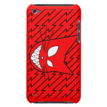 Techi Kitty Red Barely There iPod Covers