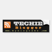 TECHIE Blogger Bumper Stickers