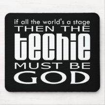 Techie God Mouse Pad