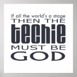 Techie God Print