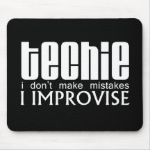 Techie Improvise Mousepad