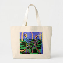 Techies Dancing CricketDiane Geometrix Products Canvas Bags