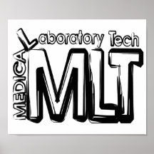 TECHNICIEN DE LABORATOIRE MÉDICAL DES TEXTES GRUNG POSTERS
