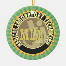 TECHNICIEN DE LABORATOIRE MÉDICAL D'INSIGNE DE MLT ORNEMENT