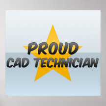 Technicien fier de DAO Affiche