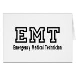 Technicien médical de secours carte de vœux