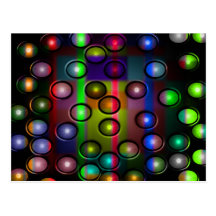 Technicolor Bulbs  by Skullnskin™ Postcards