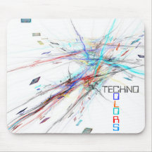 Techno Colours Mousepad