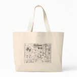 techno computer chip hard drive vector experiment bag