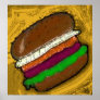 TECHNO HAMBURGER PRINT