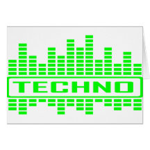 Techno Tempo design Card