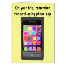 Technology Humour for Vacation Bon Voyage Card
