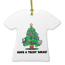 techy electronics chrismas tree christmas ornament
