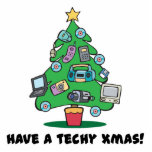 techy electronics chrismas tree acrylic cut outs