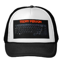 Techy Person editable hat