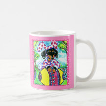 Teckel de Pâques Mug À Café