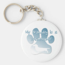 Teckel Granddog Keychain Porte-clé