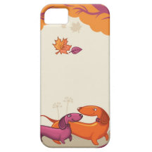 Teckels d'automne coques iPhone 5