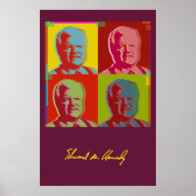 Ted Kennedy large poster
