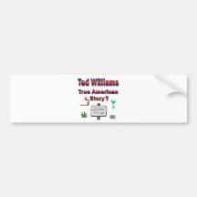 Ted Williams True American Story2 Bumper Stickers