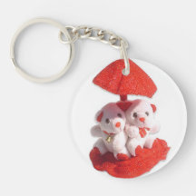 teddy acrylic keychains