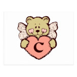 Teddy Angel C Postcard