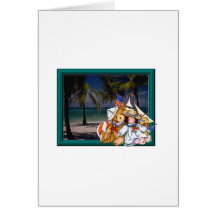 Teddy Beach Card